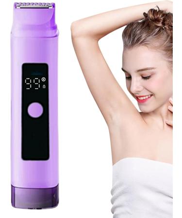 Rasoir Corporel pour Femmes | Tondeuse Pr cision Visage Corps Zones Intimes | Appareil lectrique Portable Imperm able Utilisation Sec & Sous l'Eau Avec 2 T tes Pour Zone Bikini Jambes et Parties In Violet - Buy Online on GoSupps.com