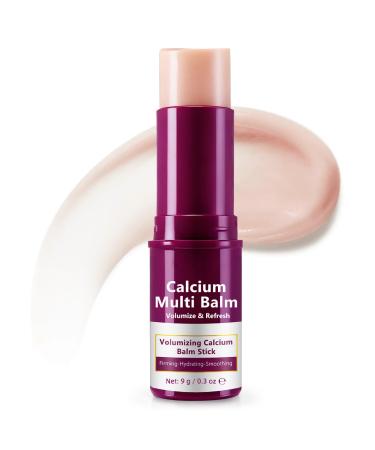 Calcium Multi Balm Stick Calcium Volume Multi Balm Collagen Intensive Repair Moisturing Stick Anti-Aging Firming Hydrating & Smoothing for Face Eyes & Neck 9g 0.32 Ounce (Pack of 1)