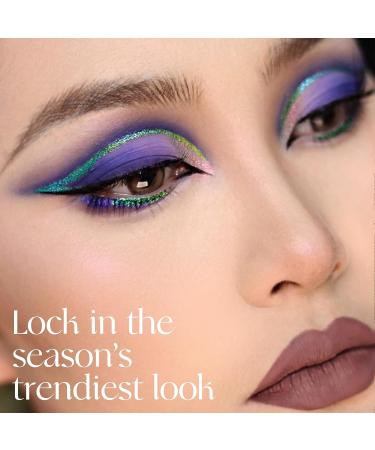 BEHOLAN Purple-Blue Shifting Eyeliner Pencil & Eyeshadow Palette - Waterproof & Long-Lasting Metallic Colored Eyeliner Pen for a WILD OASIS+SPICE Look - 24h Wear - Buy Online on GoSupps.com