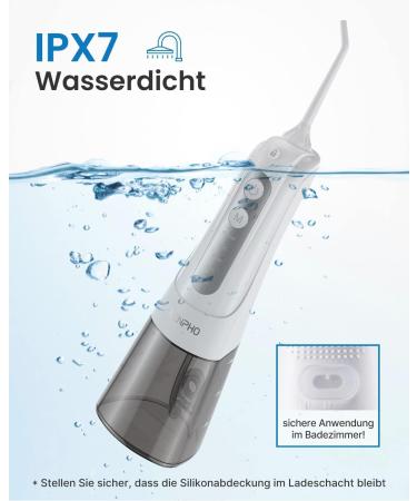 Renpho Wireless Mouth Shower - 4 Cleaning Modes 5 Nozzles IPX7 Waterproof | Portable Oral Care & Dental Care Solution - Buy Online on GoSupps.com