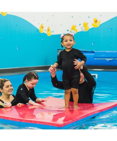 Splash About Kids Thermaswim One Piece Swimsuit - Black (4-6 Years) - Buy Online on GoSupps.com