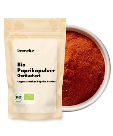 Kamelur Kamelur 250g of organic sweet smoked peppers - organic cold-smoked pepper powder no additives - smoked peppers in biodegradable packaging