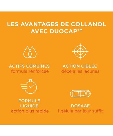 Collanol innovation dans le soin des articulations saines Formule liquide dans une double capsule Collag ne 3D + extrait micellaire de racines de curcuma 1 capsule/jour. (100 Prises) Paquet de 5 - Buy Online on GoSupps.com