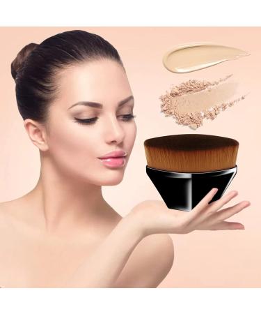 Multifunctional Black Foundation Makeup Brush for Flawless Liquid and Powder Cosmetics - Buy Online on GoSupps.com