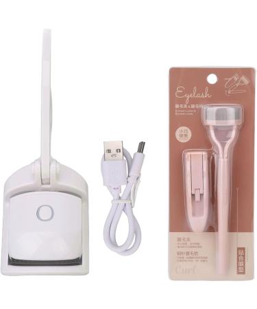 Qukaim Rechargeable Eyelash Curler Heated Eyelash Curler Set Electric USB Rechargeable Handheld Curler with Comb - Buy Online on GoSupps.com