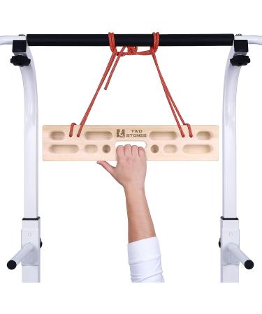 Two Stones Portable Fingerboard for Rock Climbing Training - Edges and Pockets - Indoor & Outdoor Climbing Hangboard for Finger Strength (CJ-HB2055) - Buy Online on GoSupps.com