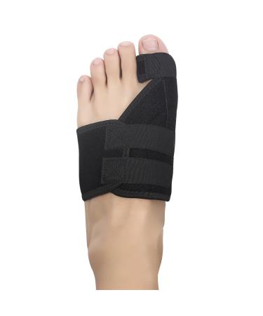 Yasdyri Bunion Corrector Big Toe Straightener for Big Toe Pain Relief and Toe Straightening Bunion Splint for Women and Men Protecting the Big Toe (Black left) left Black