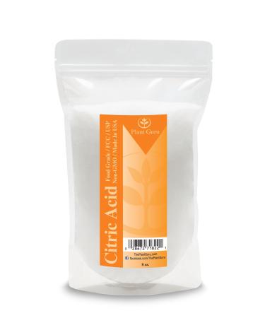 Citric Acid Powder 8 oz. 100% Pure Food Grade, Kosher, Non-GMO, for Cooking, Baking, Cleaning, Bath Bomb and Soap Making. 8 Ounce (Pack of 1)