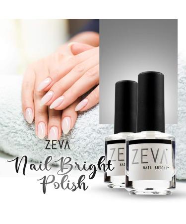 ZEVA Nail Bright - Salon Grade French Manicure Polisher & Whitener for Brighter White Pink Nails - Buy Online on GoSupps.com