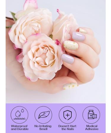 EBANKU 20 PCS Gel Nail Strips Nail Gel Polish Strips Full Wraps Adhesive Gel Nail Stickers with Nail File and Stick(UV/LED Lamp Required) (4) - Buy Online on GoSupps.com