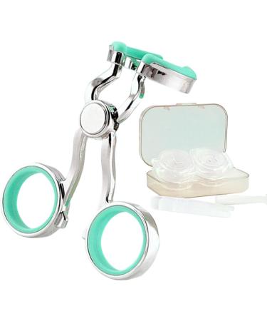Fovolat Lens Helper | Portable Lens Eyelid Stretcher Travel Kit with Lens Case Remove Tool Lens Insertion Wearing Aids for New User Green - Buy Online on GoSupps.com