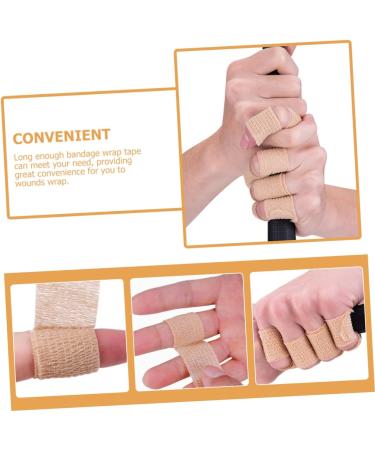 INOOMP 1 Roll Finger Sports Wrap - Adhesive Injury Tape Non-Slip Gauze & Wrist Wrap for Wounds - Ideal for Sports & First Aid - Buy Online on GoSupps.com