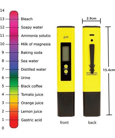 LCD PH Meter Pen of Tester Accuracy 0.01 Aquarium Pool Water Wine Urine Automatic Calibration - Buy Online on GoSupps.com