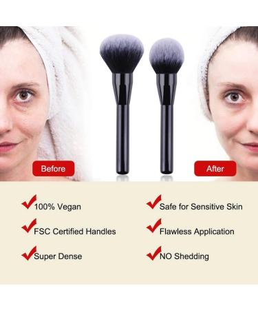 1pc Powder Brush Large Fundation Makeup Brush Soft Fluffy Fiber Concealer Blending Bronzer Brush (Color : Style 1) - Buy Online on GoSupps.com