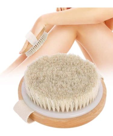 Buy Body Brush for Wet or Dry Brushing - Soft Bath & Shower Massage Brush for Skin Cleaning - International Shipping Available - Buy Online on GoSupps.com