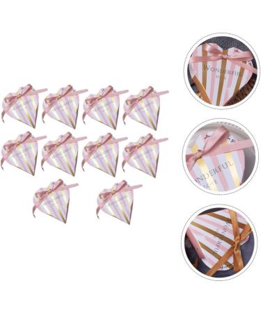 PRETYZOOM 10pcs Heart-shaped Wedding Candies Box Boxes Simple Candy Boxes Heart Shaped Sweets Boxes Love - Buy Online on GoSupps.com
