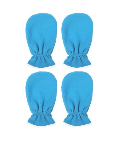 POPETPOP 2 Pairs Exfoliating Hand Mask Gel Moisturizing Gloves Overnight Moisturizing Gloves Gel Hand Gloves Gel Spa Gloves Rough Hand Care Gloves Cotton Repair Miss Polyester White Gloves