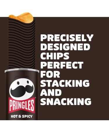 Buy Pringles Hot & Spicy 185g - Irresistible Crunchy Snack - Extra Sharp Chips - International Shipping - Buy Online on GoSupps.com