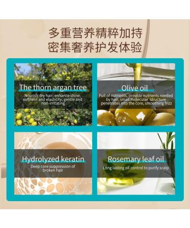 Moroccan Hair Oil 100ml | Natural Plant Extracts for Moisturizing Frizz Control & Hair Care - Buy Online on GoSupps.com