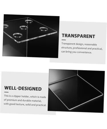 LALAFINA Storage Bracket Universal Trimmer Holder Rack for Hair Trimmer Hairstylist Accessories Barber Scissor Desk Hair Cutting Stylist Rack Barber Organizer Plastic - Buy Online on GoSupps.com