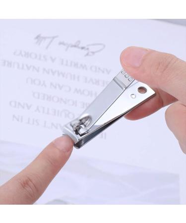 HCHGJKN Nail Clippers Manicure Kits Stainless Steel Beauty And Health Nail Cutter Pedicure Tools Nail Clippers Finger Toe Nail Nipper(M) - Buy Online on GoSupps.com