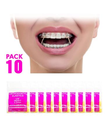 Orthodontic Intraoral Elastics - Heavy 1/8" 1000pcs Surgical Latex Natural Material - Made in USA | OrthodentalUSA Corp - Buy Online on GoSupps.com