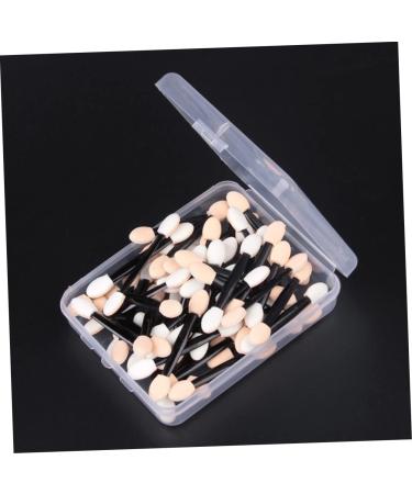 LALADEFIEE 100 Pcs Cosmetic Eyeshadow Eyeshadow Eyeliner Brushes Makeup Application Brushes Black Size 2 Black - Buy Online on GoSupps.com