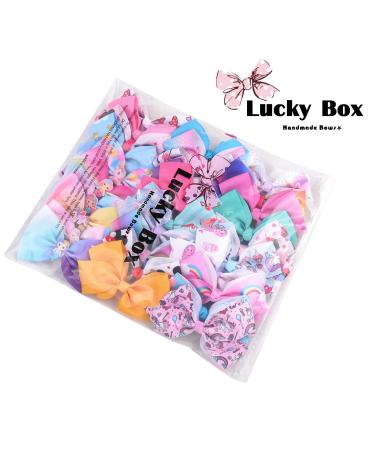 30 Pcs Unicorn Hair Bows Grosgrain Ribbon Alligator Clips - 5 Inch Hair Accessories for Girls - Buy Online on GoSupps.com