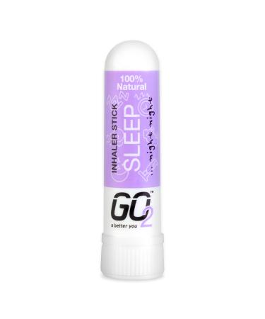 GO2 Inhaler Sleep Stick Essential Oils for Convenient On-The-Go Use Natural Synthetic-Free and Cruelty-Free (1ml Tube)