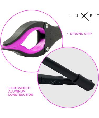 19 Foldable Grabber Reacher Tool with Magnetic Tip - Heavy Duty Trash Picker Claw for Elderly & Wheelchair Users (Pink) - Buy Online on GoSupps.com