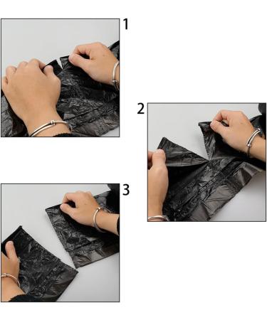 Teyyvn 6 Gallon Black Trash Bag Drawstring 110 Counts - Buy Online on GoSupps.com