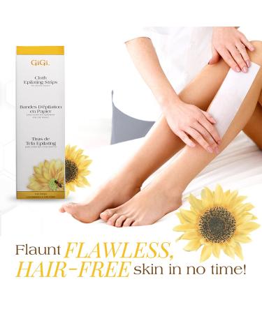 Buy Gigi Spa Cloth Epilating Strips - 100 Large Strips for Soft Waxing - Buy Online on GoSupps.com