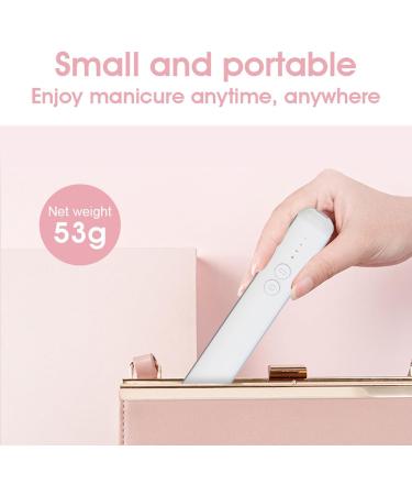 Electric Nail Polisher Electric Nail Drill File High Efficiency 6 Pieces Grinding Heads Low Noise Easy Operation 500mAh Battery for Home Use - Buy Online on GoSupps.com