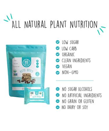 BHU Keto Bites Variety Pack - Organic Low Net Carb, Low Sugar Snack with Clean Gluten Free Ingredients - 24 Individually Wrapped Snacks - Buy Online on GoSupps.com