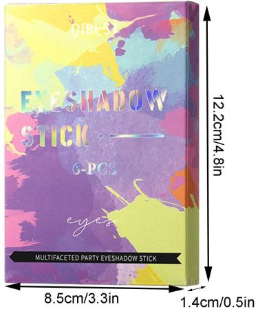 Shimmer Eyeshadow Stick | Creamy Matte Pearl Glitter Eyeshadow Sticks | Water-Resistant Long-Lasting Eye Shadow Pencils Non Smudge Uwariloy Group 1 - Buy Online on GoSupps.com