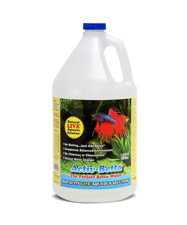 Activ Beta by Natures Ocean, Instant Water for Betta and All Fresh Water Fish- BIO ACTIV Live AQUEOUS Solution- 1 Gallon