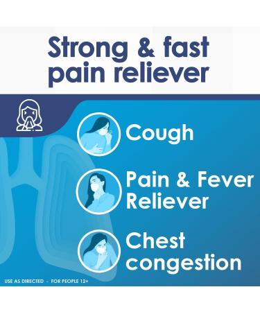 Mucosan Max-Action Cold & Flu Relief Maximum Strength Medicine - Fever Sore Throat Chest Congestion & Cough Suppressant Expectorant FSA Eligible - 6 fl oz (177 mL) 1-Pack - Buy Online on GoSupps.com