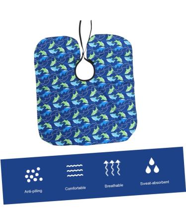 Beatifufu 1pc Haircutting Shawl Polyester Pongee Cloth Haircutting Gown Aprons for Haircutting Cloth Apron Waterproof Apron Kid Apron Small Shark Apron Childrens Apron - Buy Online on GoSupps.com