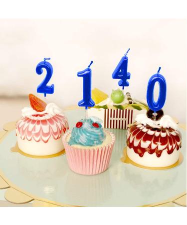 NEWCANDLE Blue 1st Birthday Candle - Roman Numeral Cool Number Candle for 1 Year Old Cake Celebration - Buy Online on GoSupps.com