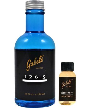 126 S Aftershave with Menthol (10 fl oz) Limited Edition and Gold 90 Aftershave with Menthol (1 fl oz) Authentic Direct