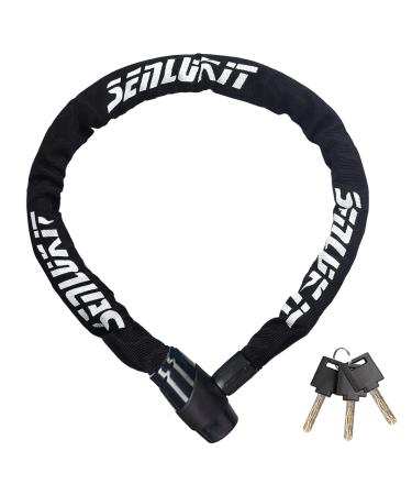 SenluKit Bicycle Lock Security Level Very High Level 5 Bicycle Lock With Key Anti-Theft Bicycle Lock (Black) - Buy Online on GoSupps.com