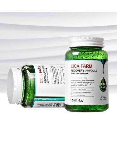 FARM STAY CICA FARM Recovery Ampoule 8.45 fl oz - Hydrating Calming Gel with Vitamin Capsules | International Shipping - Buy Online on GoSupps.com
