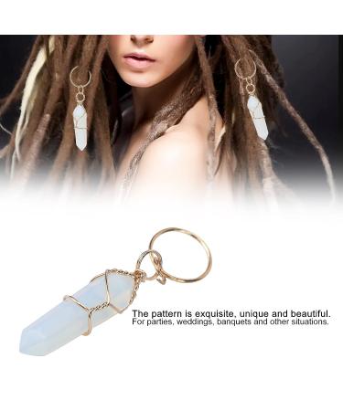 Entatial Braids Jewelry Dreadlock Crystal Shaped 10 Pcs Hair Accessories for Women - XK-2 - Buy Online on GoSupps.com