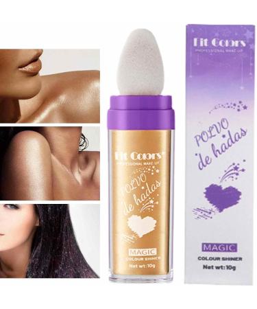 Body Shimmer Highlighter Makeup - Eye Shadow Stick Makeup Highlighter Type Body Shimmer Highlighter Portable Loose Powder Makeup for Hair Face Body 04# - Buy Online on GoSupps.com