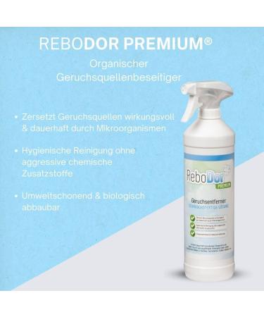 Rebodor Premium Odor Neutralizers - 750 ml Spray for Stubborn Animal Smells | Eco-Friendly Microbial Technology Discreet Fragrance - Buy Online on GoSupps.com