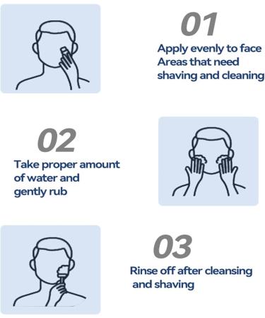  G n rique Shaving Cream for Men 40g Hydrating Balm 2 in 1 Smooth Shave Stick Beard Grooming Facial Hair Removal Moisturizing Formula and Soft Skin Beards Care Creamd - Buy Online on GoSupps.com