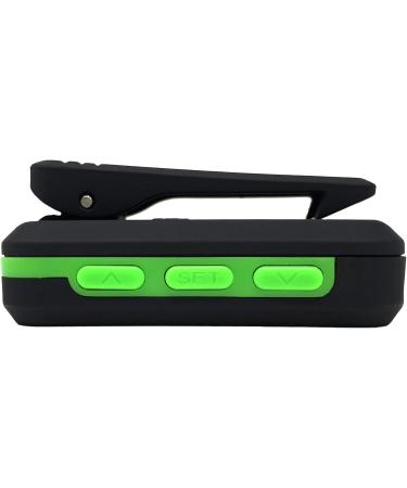 Gymboss Plus Interval Timer & Stopwatch - Black/Green Soft Coating Bundle for Gym & Fitness - Buy Online on GoSupps.com