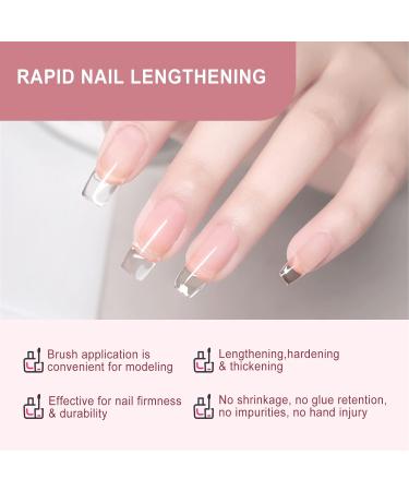 15ml Nail Extension Fiberglass Kit Extension Gel and Fiberglass Sheet Nail Glass Fiber Gel DIY Art Accessories for Women - Buy Online on GoSupps.com