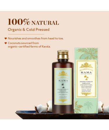 Kama Ayurveda Extra Virgin Organic Coconut Oil 200ml - Buy Online on GoSupps.com