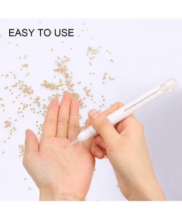 Zroven Nail Steel Beads Picking Dotting Pen | Nail Art Tool for Caviar Manicure | High-Quality Painting Bullion Pen - Buy Internationally - Buy Online on GoSupps.com